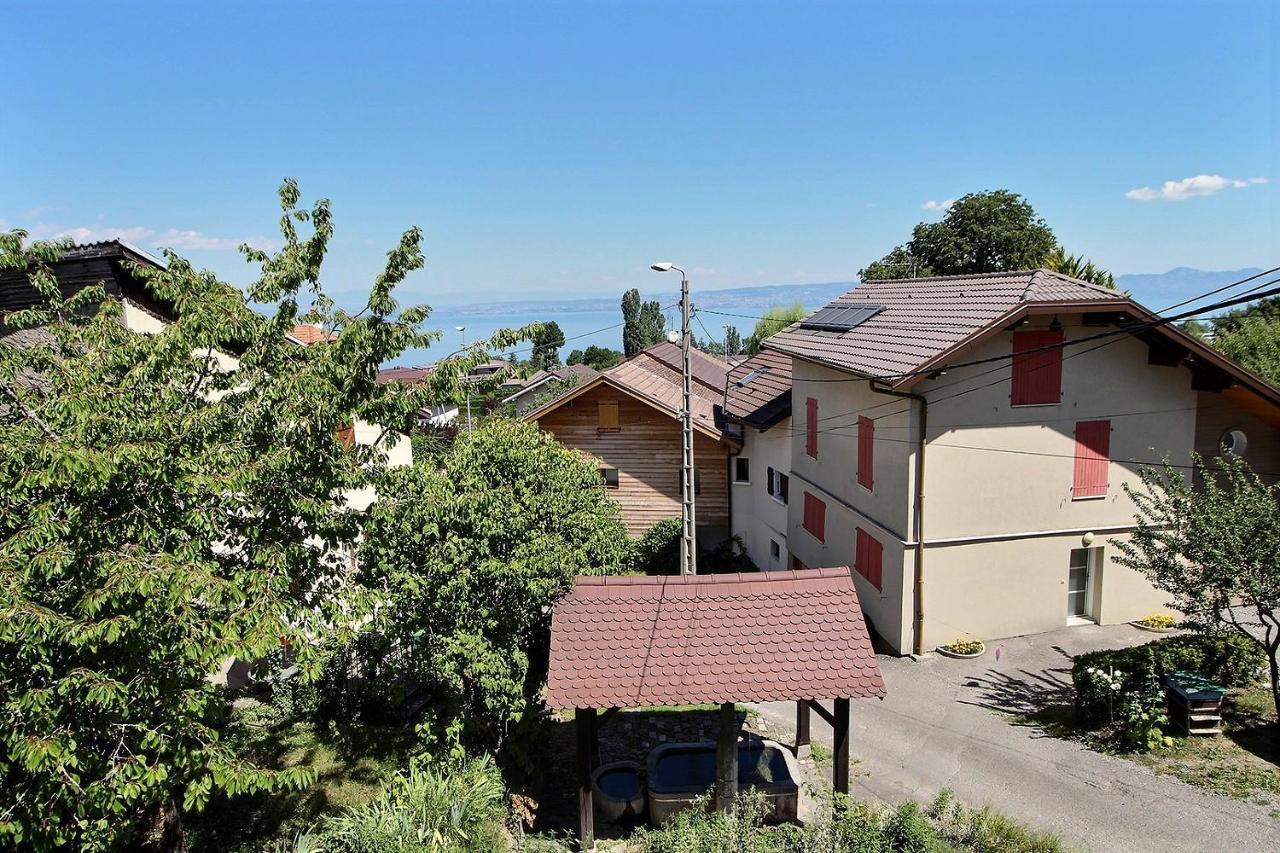 Apt Type 3 En Duplex Sur Evian Les Bains Vue Lac מראה חיצוני תמונה