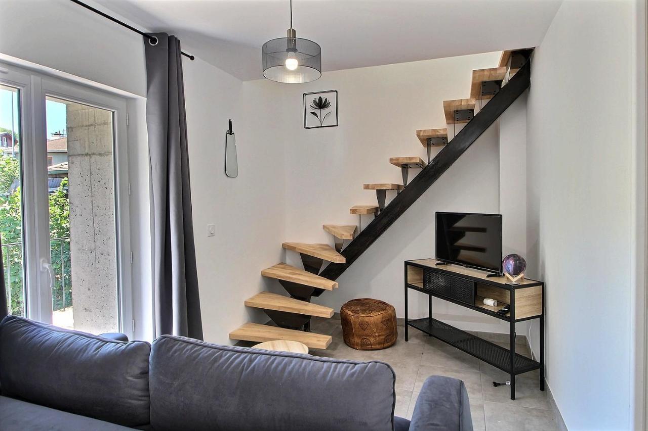 Apt Type 3 En Duplex Sur Evian Les Bains Vue Lac מראה חיצוני תמונה
